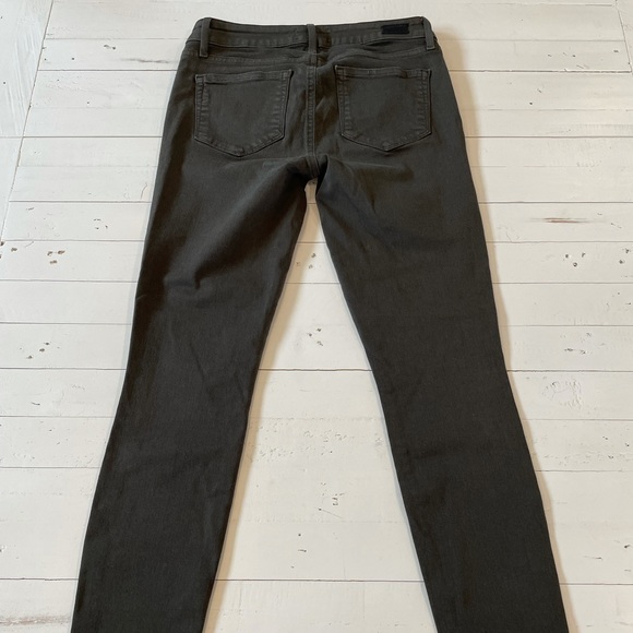 Military Green PAIGE Verdugo Ankle Jeans - Picture 7 of 8